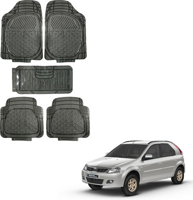 Oshotto Rubber Standard Mat For  Mahindra Verito, Verito Vibe(Black)