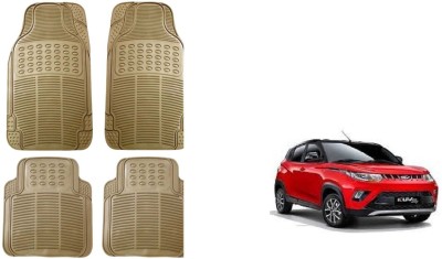 Auto Oprema Rubber Standard Mat For  Mahindra KUV 100(Beige)