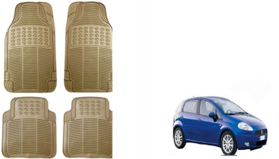 Auto Oprema Rubber Standard Mat For  Fiat Grand Punto(Beige)