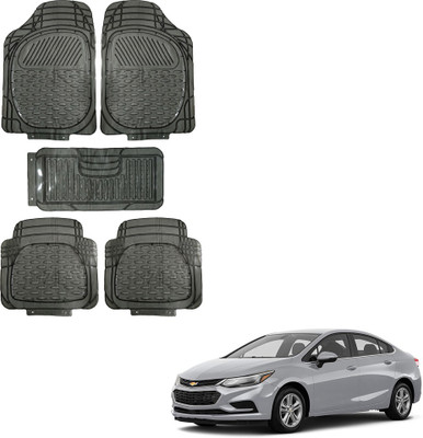 Oshotto Rubber Standard Mat For  Chevrolet Cruze(Black)
