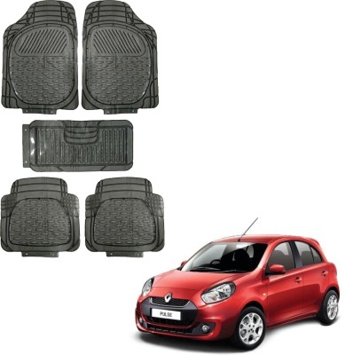 Oshotto Rubber Standard Mat For  Renault Pulse(Black)