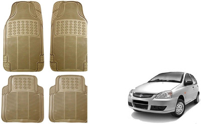 Auto Oprema Rubber Standard Mat For  Tata Indicab(Beige)