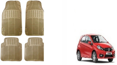 Auto Oprema Rubber Standard Mat For  Honda Brio(Beige)