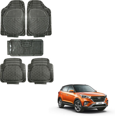 Oshotto Rubber Standard Mat For  Hyundai Creta(Black)