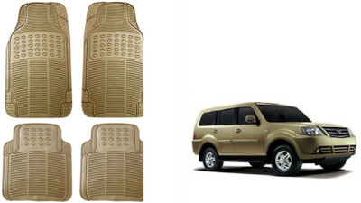 Auto Oprema Rubber Standard Mat For  Tata Sumo(Beige)