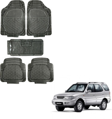 Oshotto Rubber Standard Mat For  Tata Safari(Black)