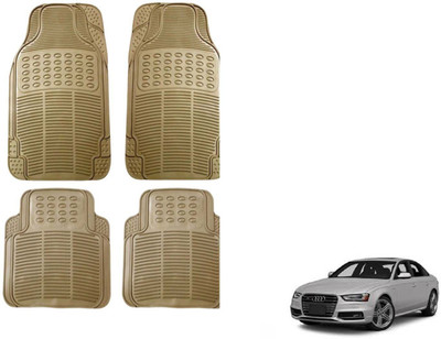 Auto Oprema Rubber Standard Mat For  Audi S4(Beige)
