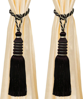KUBER INDUSTRIES Brown Tieback Hook(Pack of 2)