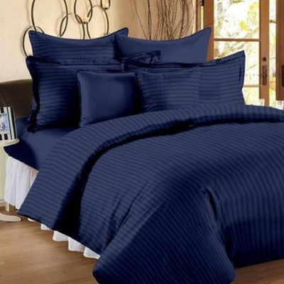 Texlux King Cotton Duvet Cover(Dark Blue)