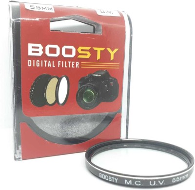 BOOSTY 55mm Multi Coated UV Filter MCUV 4 Layer Coating UV Filter(55 mm)