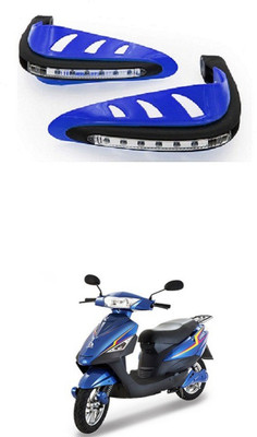 PRTEK Blue Handle Guard Universal Motorcycle 00079 Handlebar Hand Guard(Universal For Bike)