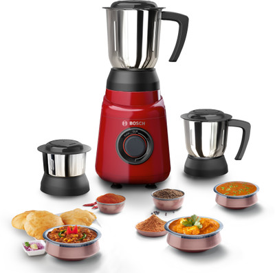 Compare Bosch Truemixx Joy Mgm2130rin 500 W Mixer Grinder Red