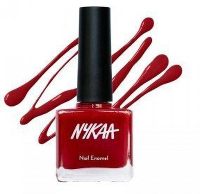 NYKAA Pop Nail Enamel Collection Red Velvet (Shade No. 3) Red