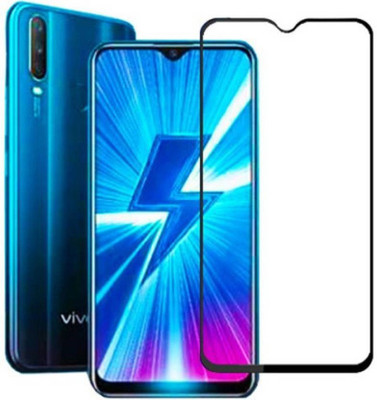 LIKEDESIGN Edge To Edge Tempered Glass for Vivo y15(Pack of 1)