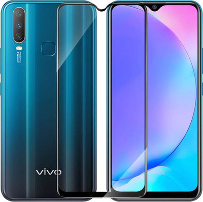 LIKEDESIGN Edge To Edge Tempered Glass for Vivo y15, Vivo y17, Vivo y12(Pack of 1)