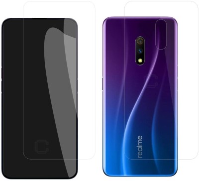 CASE CREATION Front and Back Screen Guard for OPPO F11 Pro, OPPO K3, Realme X(Pack of 2)