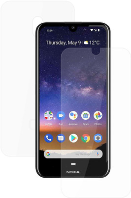 CASE CREATION Front and Back Screen Guard for Nokia 2.2 Buff(Pack of 2)