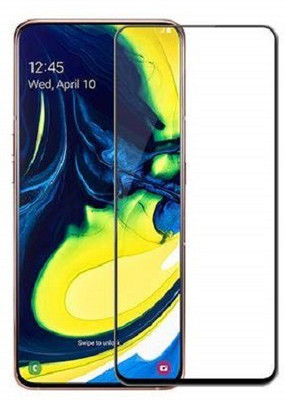 Colorcase Tempered Glass Guard for Samsung Galaxy A80 {2019}(Pack of 1)