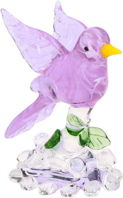 1st Time Crystal-JU1.a Decorative Showpiece  -  8 cm(Glass, Multicolor)