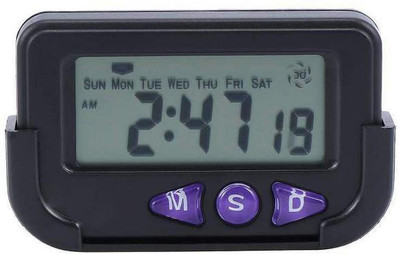 Tech-X Digital Black Clock