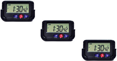 Tech-X Digital Black Clock