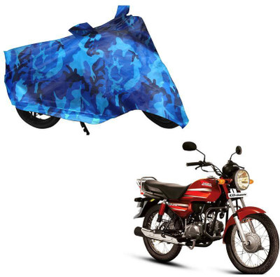Auto Kite Waterproof Two Wheeler Cover for Hero(CD deluxe, Multicolor)