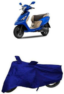 AutoRash Two Wheeler Cover for TVS(Zest, Blue)