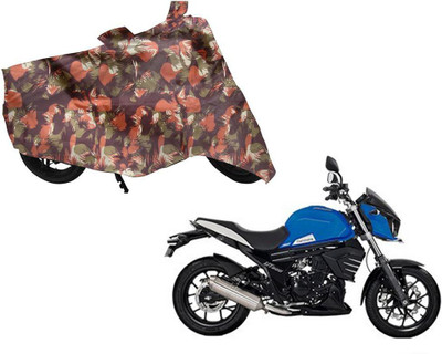 AUTO PEARL Two Wheeler Cover for Mahindra(Mojo, Green, Orange)