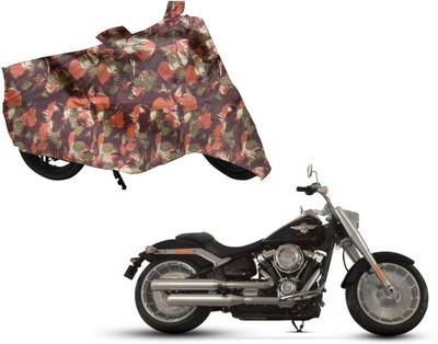 AUTO PEARL Two Wheeler Cover for Harley Davidson(Diavel, Green, Orange)