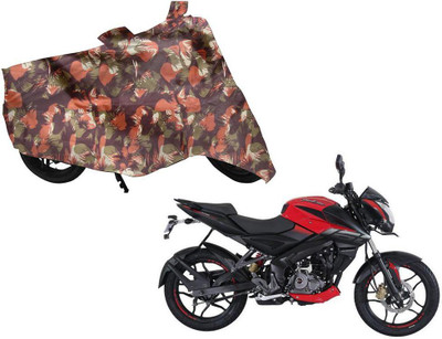 AUTO PEARL Two Wheeler Cover for Bajaj(Pulsar, Green, Orange)
