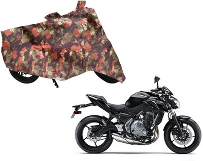 Auto Kite Waterproof Two Wheeler Cover for Kawasaki(Z250, Multicolor)