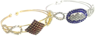 OBEROI Metal Bracelet(Pack of 2)