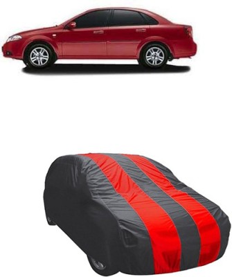 Kuchipudi Car Cover For Chevrolet Optra (Without Mirror Pockets)(Red, Grey, For 2005, 2006, 2007, 2008, 2009, 2010, 2011, 2012, 2013, 2014, 2015, 2016, 2017, 2018, 2019, NA Models)