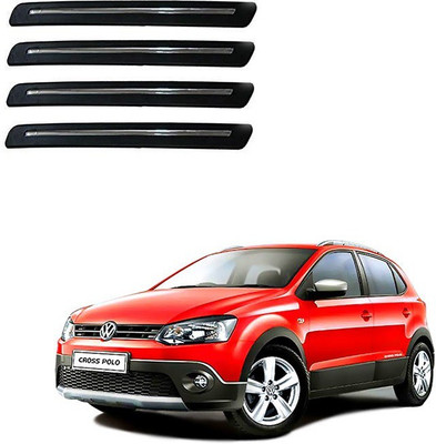 Autofetch Polypropylene Car Bumper Guard(Multicolor, Pack of 4, Volkswagen, Polo Cross)