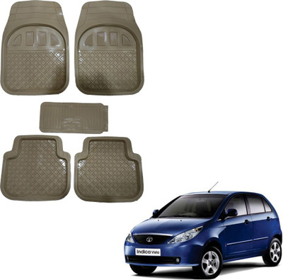 Oshotto Rubber Standard Mat For  Tata Vista(Beige)