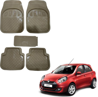Oshotto Rubber Standard Mat For  Renault Pulse(Beige)