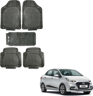 Oshotto Rubber Standard Mat For  Hyundai Xcent(Black)