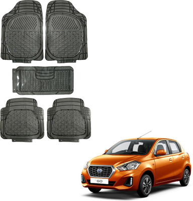 Oshotto Rubber Standard Mat For  Datsun Go(Black)