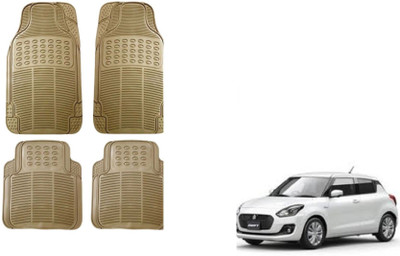 Auto Oprema Rubber Standard Mat For  Maruti Suzuki New Swift(Beige)