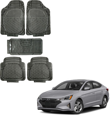 Oshotto Rubber Standard Mat For  Hyundai Elantra(Black)