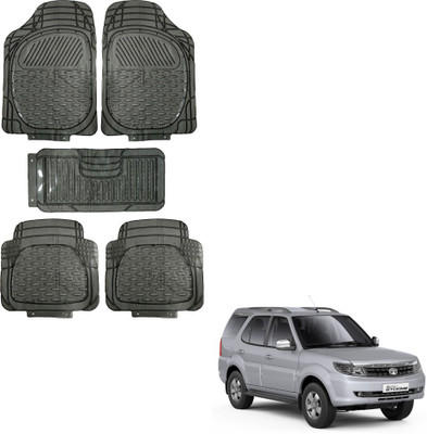 Oshotto Rubber Standard Mat For  Tata Safari Storme(Black)