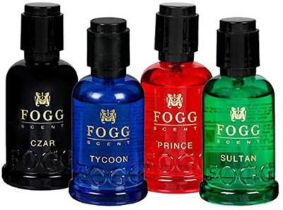FOGG scent gift pack (mini) (prince,czar,tycoon,sultan) Deodorant Spray  -  For Men & Women(60 ml, Pack of 4)