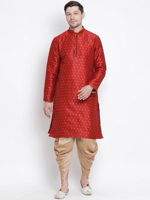 VASTRAMAY Men Kurta Dhoti Pant Set