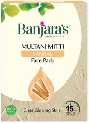 Banjara's Multani Mitti Sandal Face Pack (Pack of 5)(100 g)
