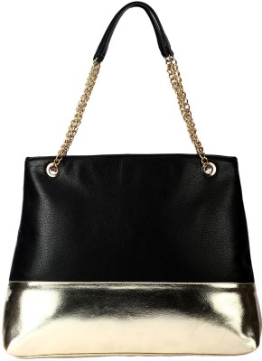 Berrypeckers Women Black, Gold Hand-held Bag