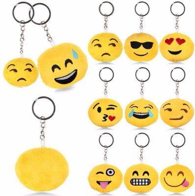 gtrp Funny Smiley Emoji Pack of 12 Keychain Key Chain Key Chain