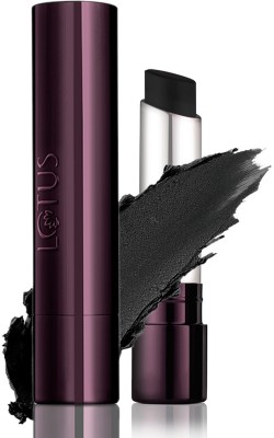 LOTUS MAKE - UP Proedit Silk Touch Matte Lip Color Disguise SM12(Black, 4.2 g)