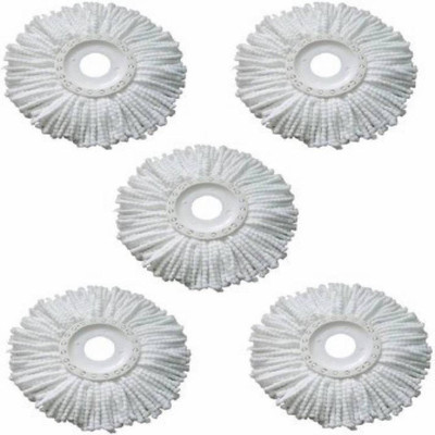 WAYMORE Mop Head Refills Wet & Dry Mop Refill(White)