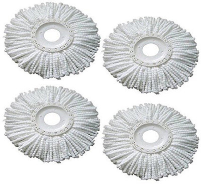WAYMORE Mop Head Refills Wet & Dry Mop Refill(White)