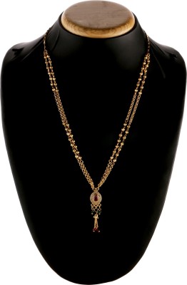 vihaajewellery vihaajewellery Micro Traditional Chain for Women and Girl Diamond Gold-plated Plated Copper Necklace